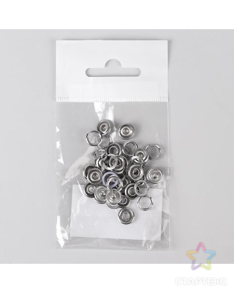 Кнопки рубашечные д.0,95см (D272 серый металл) арт. СМЛ-117491-1-СМЛ0005306570 3