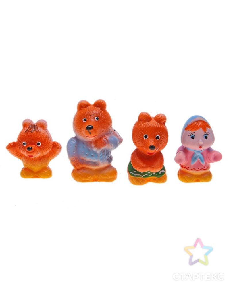 Набор резиновых игрушек «Три медведя» арт. СМЛ-65407-1-СМЛ0000534117 1