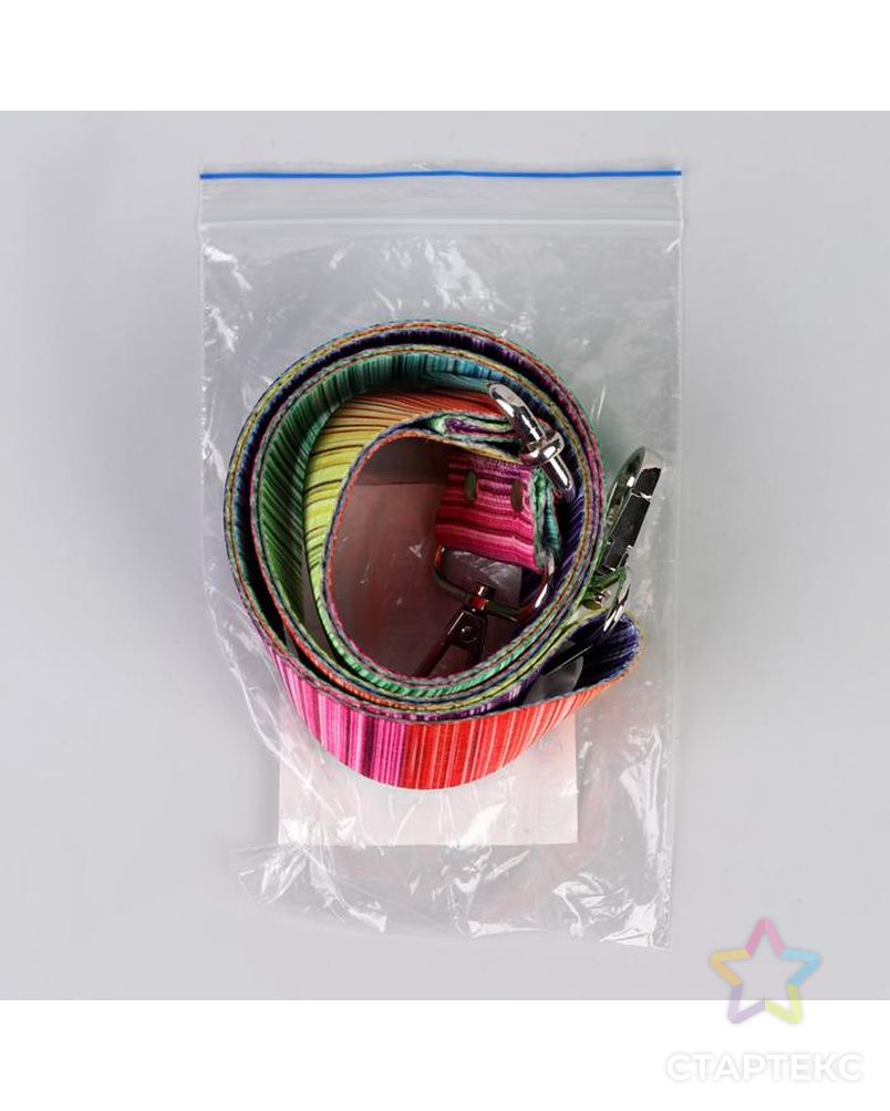 Ручка для сумки, стропа,130 ± 5 см, ширина 40 мм, разноцветный арт. СМЛ-107928-1-СМЛ0005353909