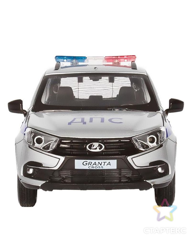 Машина металлическая «Lada Полиция» 1:24, цвет серебряный, открываются двери, капот и багажник, световые и звуковые эффекты арт. СМЛ-94678-1-СМЛ0005354106 6