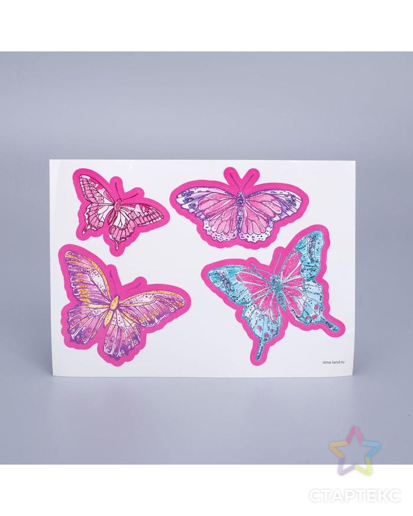 Сумка с наклейками Beutiful butterfly арт. СМЛ-146713-1-СМЛ0005358352
