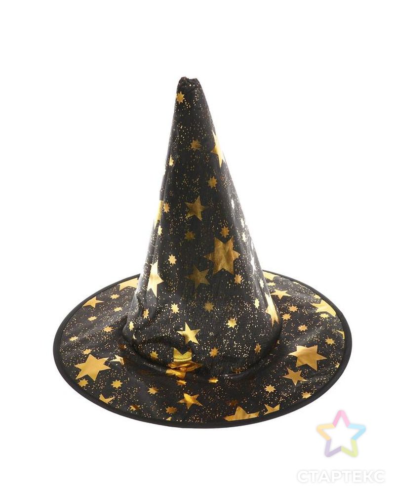 Карнавальная шляпа со звёздами 38*38 см арт. СМЛ-115570-1-СМЛ0005375838 1