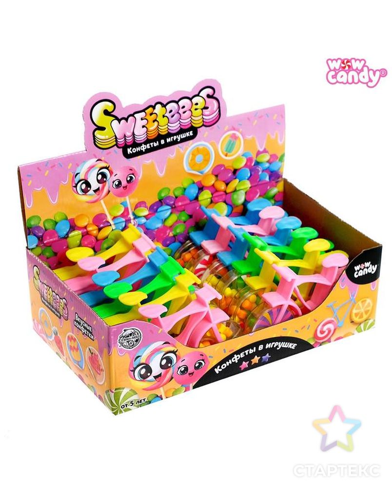 WOW Candy Набор игрушка пластиковая + конфеты, МИКС арт. СМЛ-146346-1-СМЛ0005386121 1