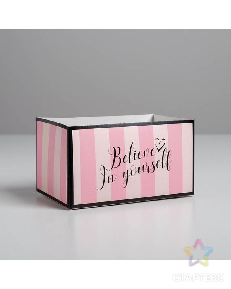 Складная коробка «Розовая», 12 × 17 × 10 см арт. СМЛ-130789-1-СМЛ0005386337 1