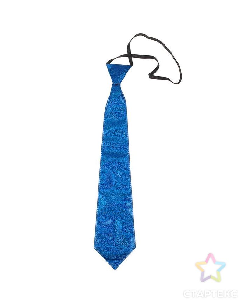 Карнавальный галстук «Блеск», на резинке, цвета МИКС арт. СМЛ-122995-1-СМЛ0005390829