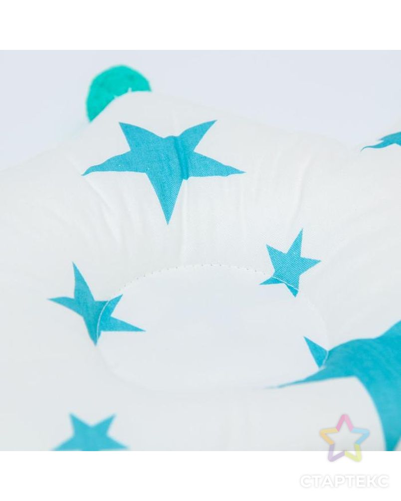 Подушка детская ортопедическая "Корона", звезды на белом арт. СМЛ-184998-1-СМЛ0005392604 4