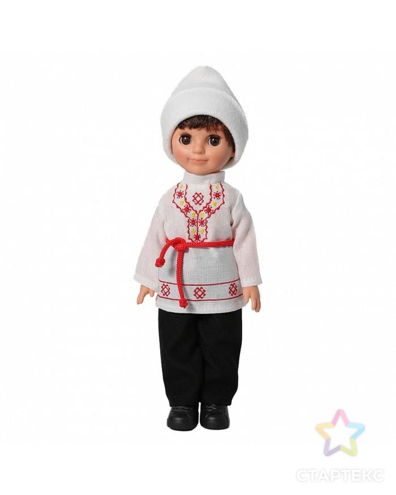 Кукла "Мальчик в чувашском костюме", 30 см В3916 арт. СМЛ-110617-1-СМЛ0005393379 1