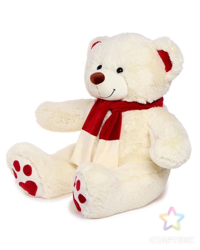 Мягкая игрушка «Медведь Кельвин», цвет молочный, 90 см арт. СМЛ-127796-1-СМЛ0005399512 2