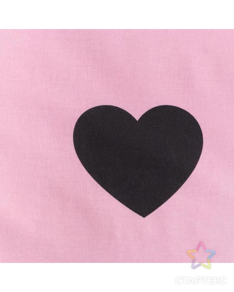 Постельное белье Этель 2 сп Pink heart 175*215 см, 200*220 см,70*70 см -2 шт арт. СМЛ-179583-1-СМЛ0005424338 3