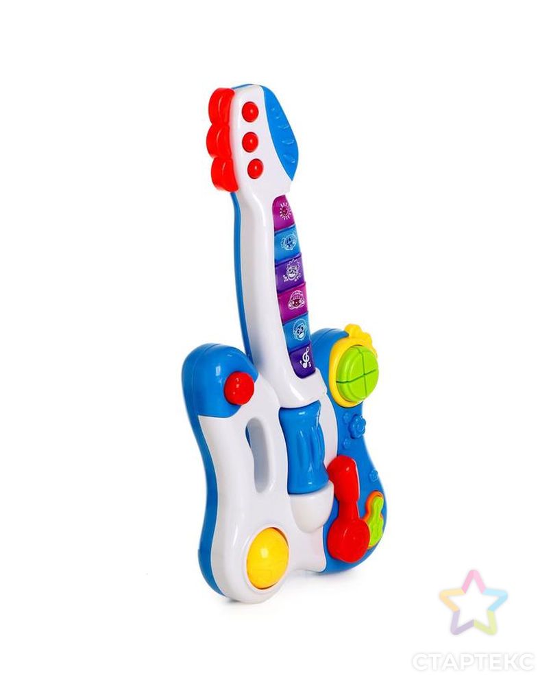 Игрушка музыкальная гитара "Мелодия", световые и звуковые эффекты , цв. микс арт. СМЛ-118777-1-СМЛ0005425675 5