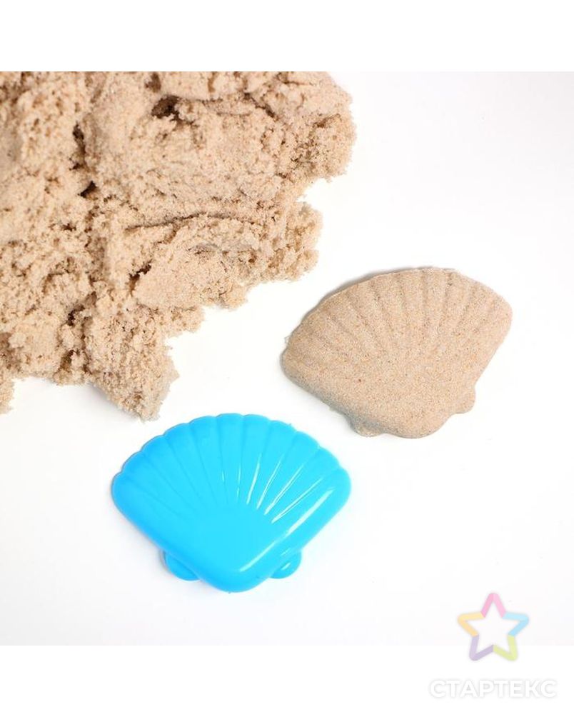 Кинетический песок 0,7 кг, морской арт. СМЛ-208150-1-СМЛ0005429215 2