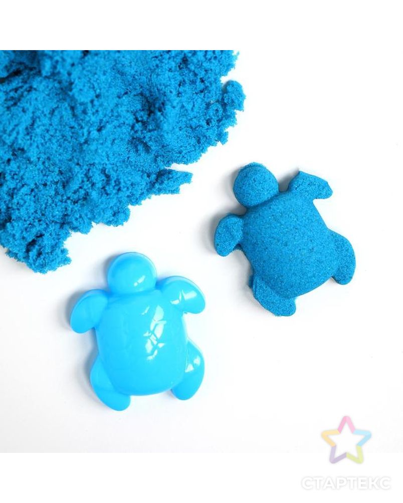 Кинетический песок 0,7 кг, синий арт. СМЛ-208151-1-СМЛ0005429216 2