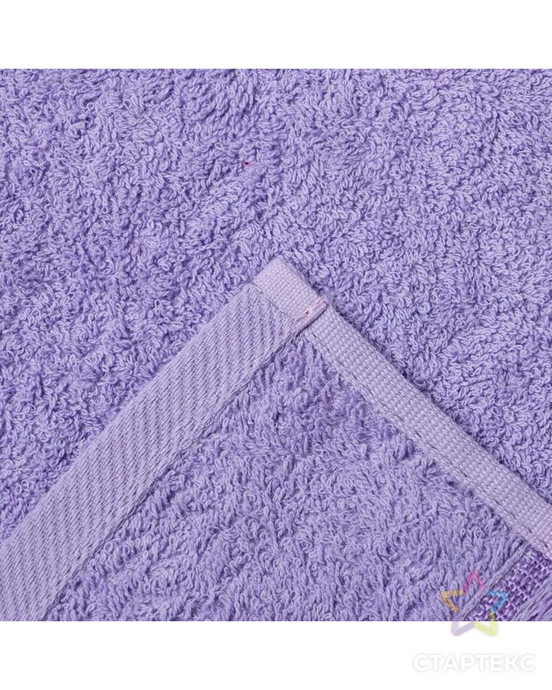 Полотенце махровое АФИНА 06-095 40х70 см, св-фиолет, хлопок 100%, 430г/м2 арт. СМЛ-125008-1-СМЛ0005450151 3