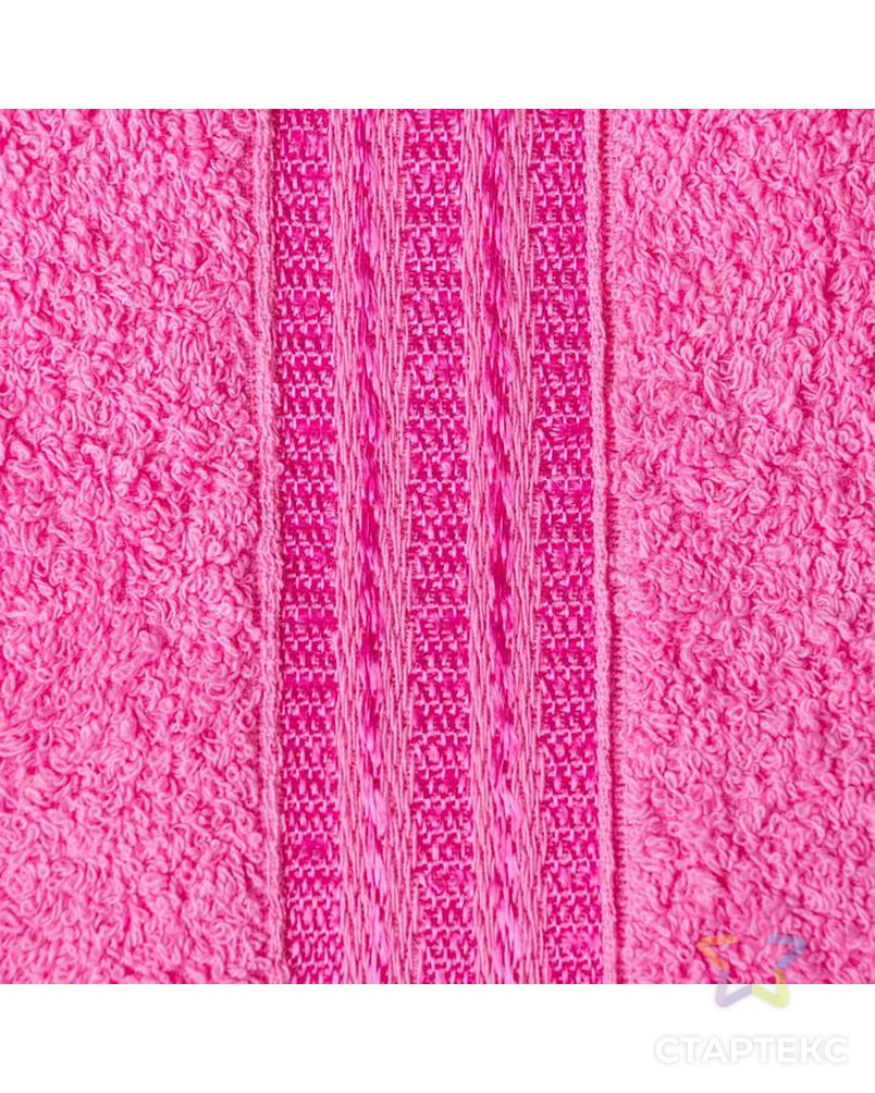 Полотенце махровое АФИНА 03-058 50х90 см, розовый, хлопок 100%, 430г/м2 арт. СМЛ-125007-1-СМЛ0005450153 2