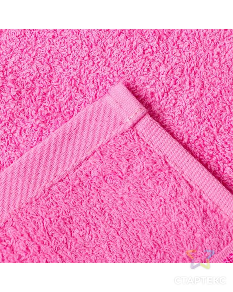 Полотенце махровое АФИНА 03-058 50х90 см, розовый, хлопок 100%, 430г/м2 арт. СМЛ-125007-1-СМЛ0005450153 3