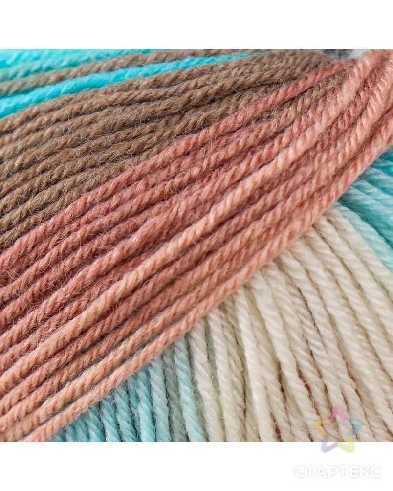 Пряжа "Baby Wool Batik" 40%шерсть, 40%акрил, 20%бамбук, 175 м/50гр (3563) арт. СМЛ-28708-11-СМЛ0005467997 3