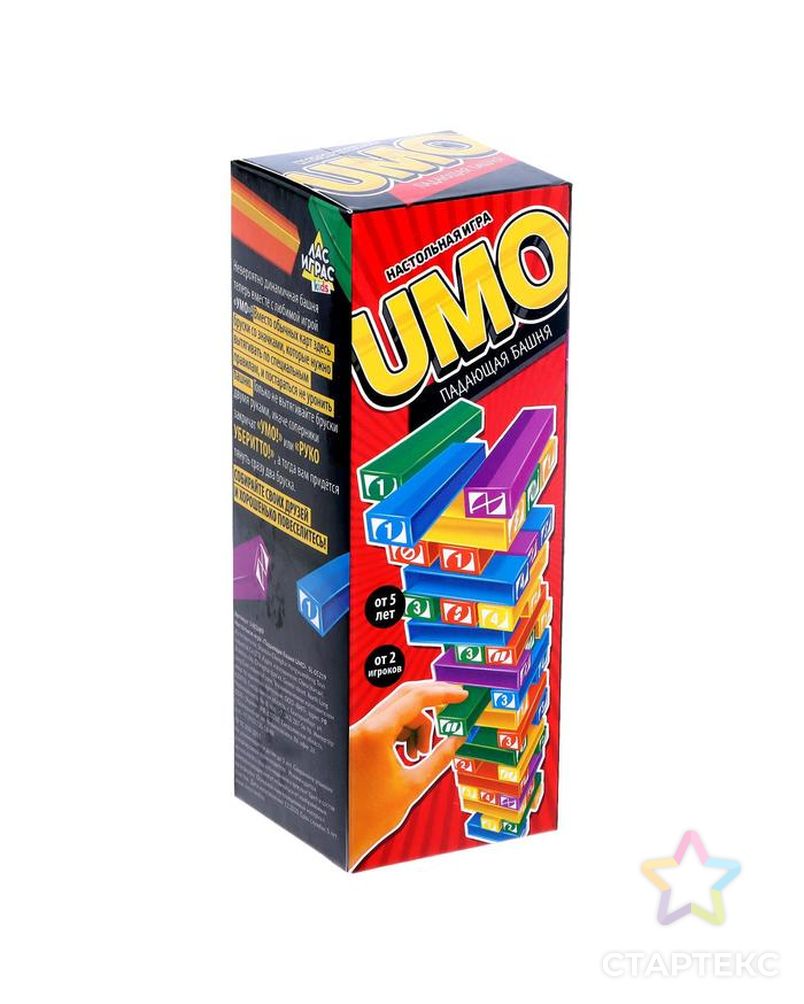 Настольная игра «Падающая башня UMO» арт. СМЛ-157144-1-СМЛ0005482689