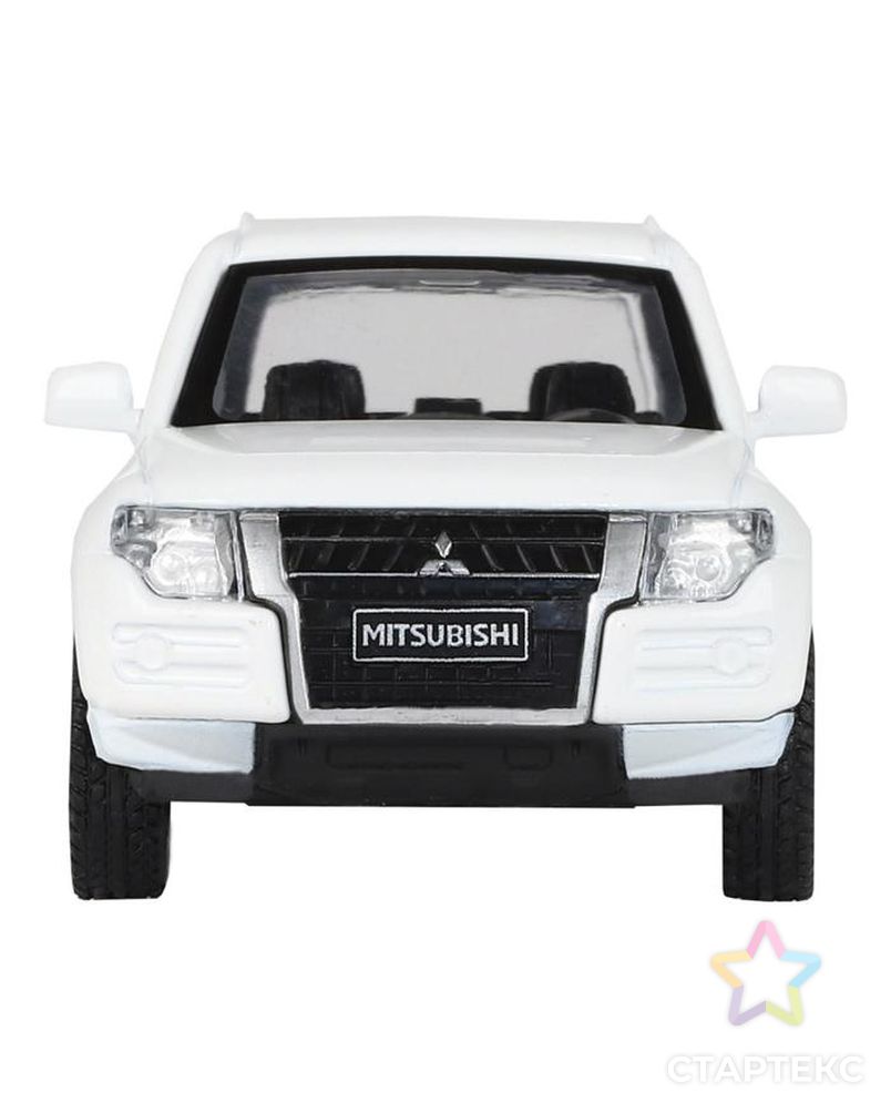 Машина металл "Mitsubishi Pajero 4WD Tubro" 1:43 цв белый, инерц,откр. двери  JB1251430 арт. СМЛ-123826-1-СМЛ0005488633 6
