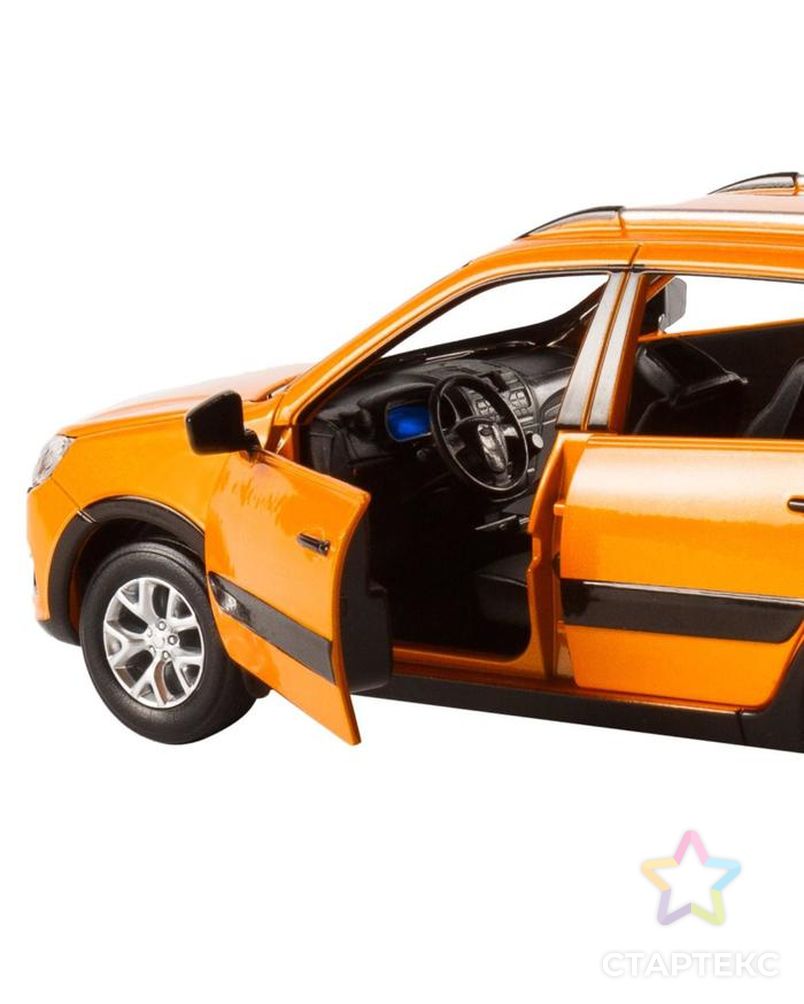 Машина металл "Lada Granta Cross" 1:24 цв оранж открыв двери,капот,багажник,св.зв JB1251207 арт. СМЛ-123828-1-СМЛ0005488635 6