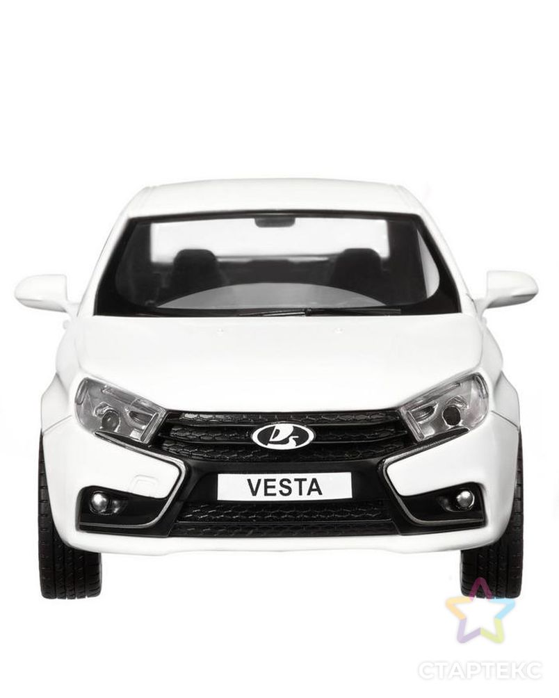 Машина металл "Lada Vesta седан" 1:24 цв белый,откр  двери,капот,багаж,свет,зв JB1251124 арт. СМЛ-123829-1-СМЛ0005488636 2