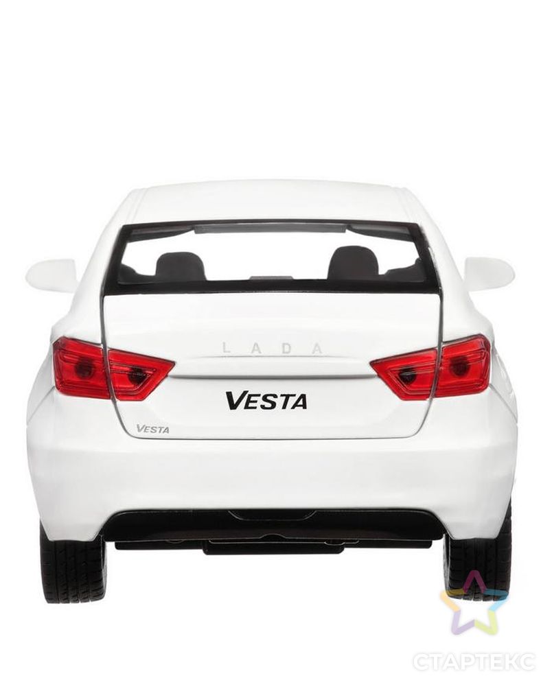Машина металл "Lada Vesta седан" 1:24 цв белый,откр  двери,капот,багаж,свет,зв JB1251124 арт. СМЛ-123829-1-СМЛ0005488636 3