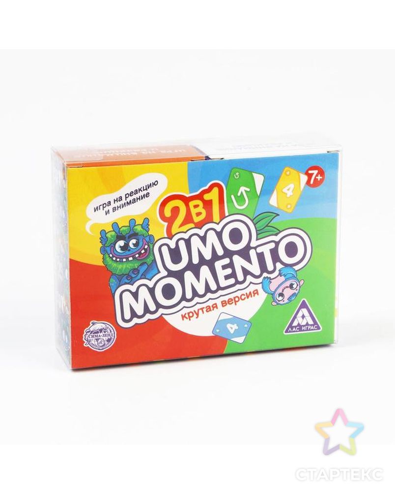 Набор игр «UMO MOMENTO» 2 в 1, 7+ арт. СМЛ-157086-1-СМЛ0005490020