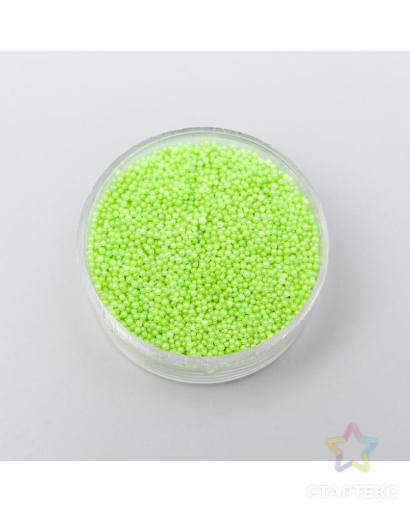 Микробисер стекло "Оттенки зелёного" МИКС 1 баночка=10 гр=1 набор арт. СМЛ-209128-1-СМЛ0005493606 3