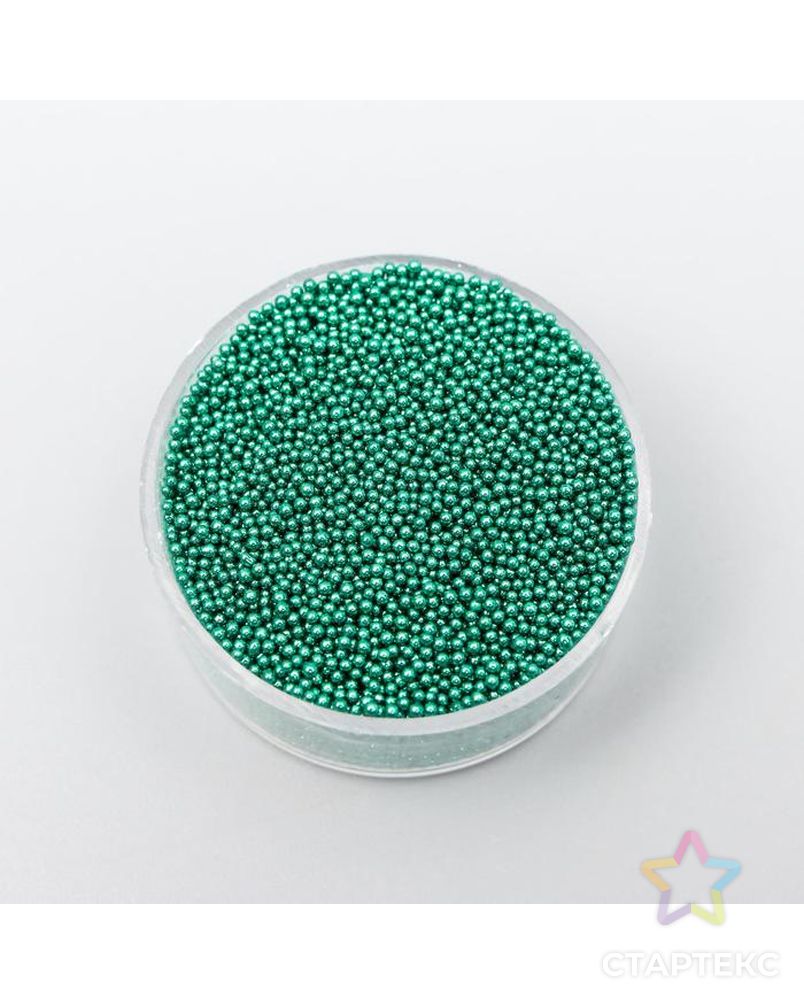 Микробисер стекло "Разный зелёный" МИКС 1 баночка=10 гр=1 набор арт. СМЛ-209132-1-СМЛ0005493610