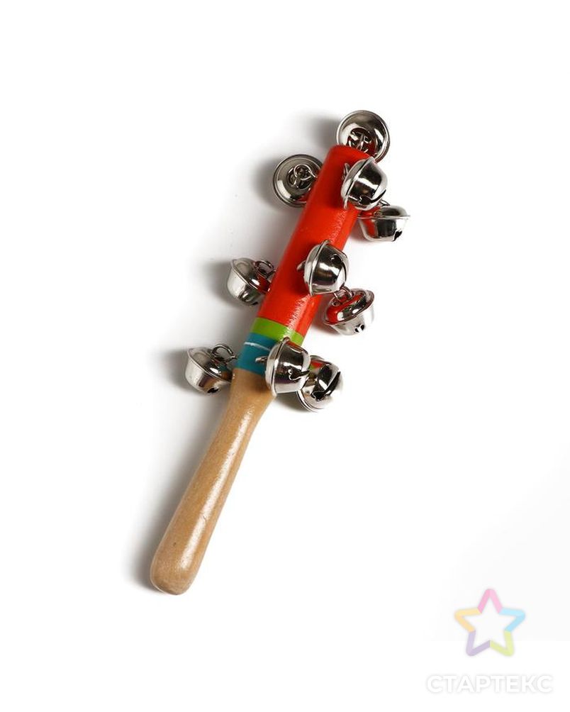 Игрушка с с бубенцами "Весёлая мелодия", цвет оранжевый арт. СМЛ-149075-1-СМЛ0005494990 1