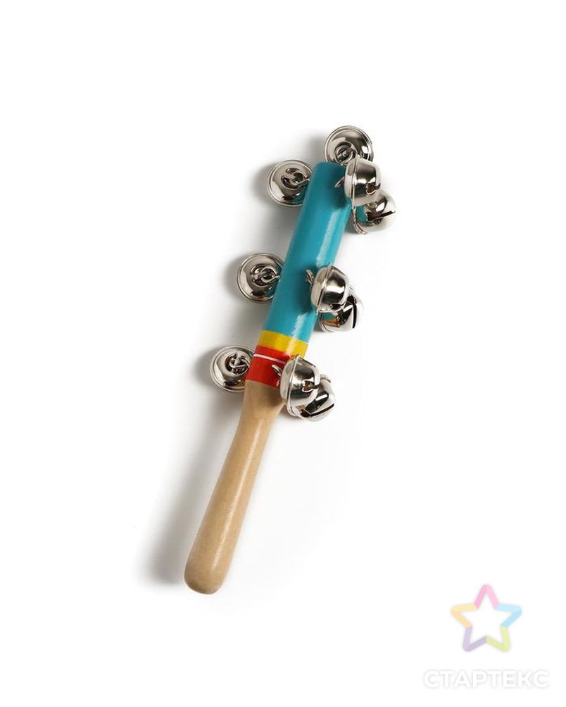 Игрушка с с бубенцами "Весёлая мелодия", цвет голубой арт. СМЛ-149076-1-СМЛ0005494991 1