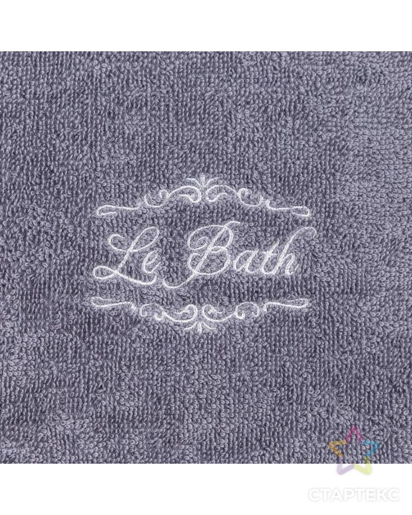 Набор полотенец "Le Bath" 30х60 см-2 шт, 100% хлопок, 340г/м2 арт. СМЛ-131848-1-СМЛ0005504005 5