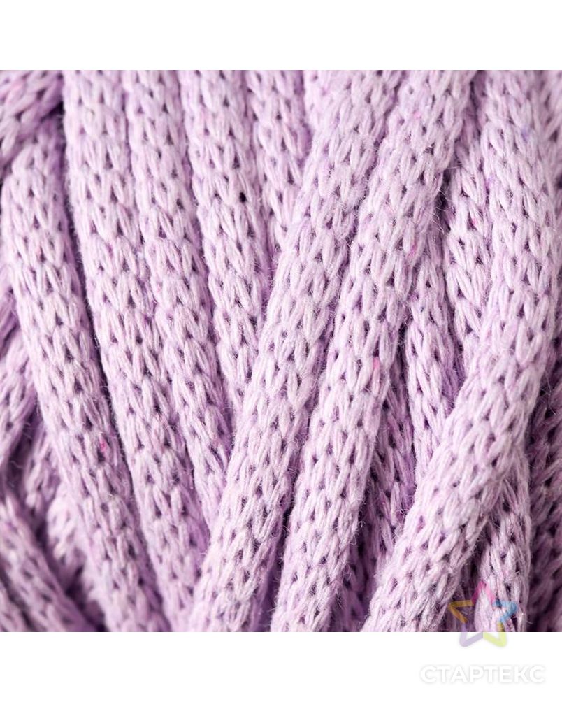 Пряжа "Macrame Cord"  60% хлопок, 40% вискоза/полиэстер 3 мм 85м/250гр (762 св.роз) арт. СМЛ-130544-6-СМЛ0005504922