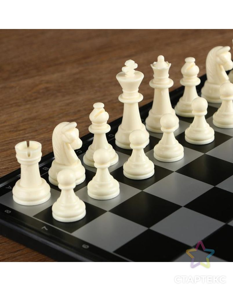 Игра "Шахматы", магнитная доска 32х32 см арт. СМЛ-67616-1-СМЛ0000551982 2