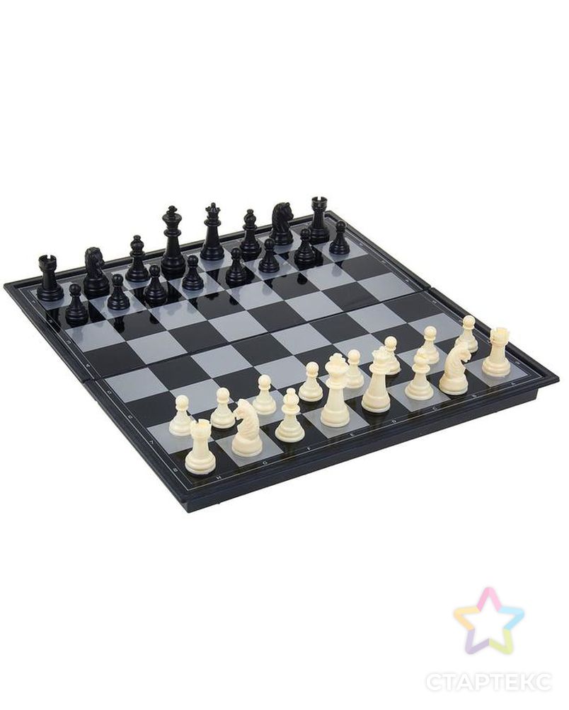 Игра "Шахматы", магнитная доска 32х32 см арт. СМЛ-67616-1-СМЛ0000551982 5