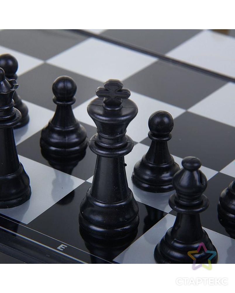 Игра "Шахматы", магнитная доска 32х32 см арт. СМЛ-67616-1-СМЛ0000551982 7