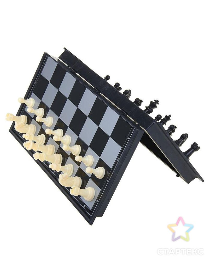 Игра "Шахматы", магнитная доска 32х32 см арт. СМЛ-67616-1-СМЛ0000551982 8