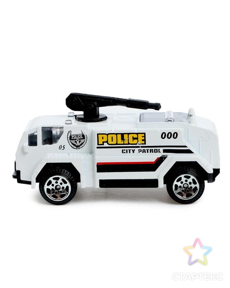 Машина металлическая «Полиция», масштаб 1:64, МИКС арт. СМЛ-158651-1-СМЛ0005525560 2