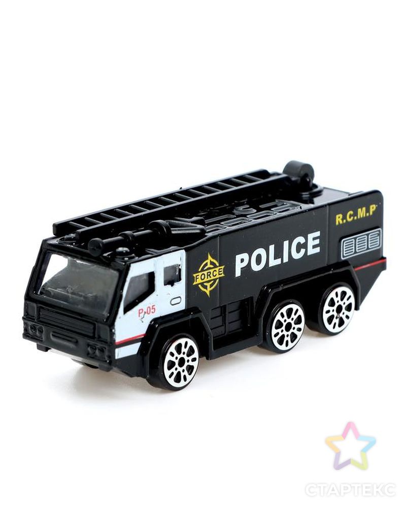 Машина металлическая «Полиция», масштаб 1:64, МИКС арт. СМЛ-158651-1-СМЛ0005525560 5
