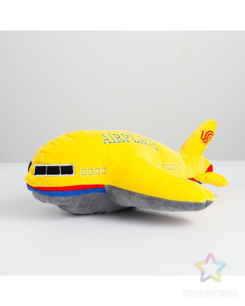 Мягкая игрушка «Самолёт», 43 см, цвета МИКС арт. СМЛ-129172-1-СМЛ0005545384 1