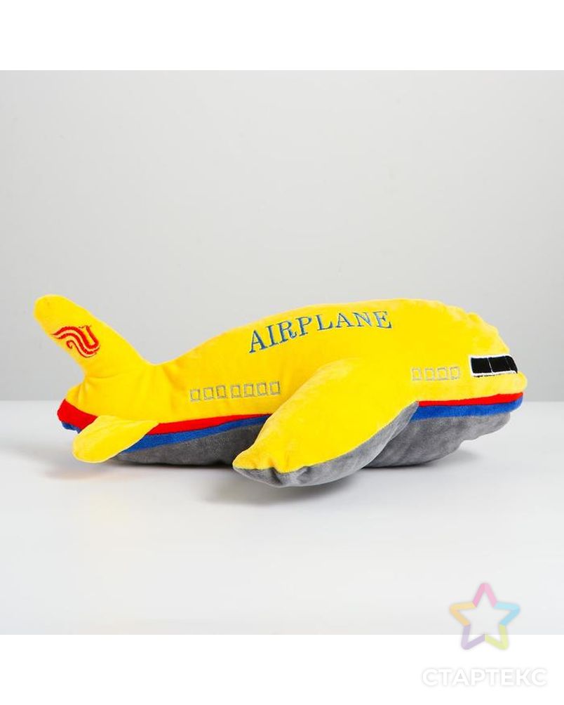 Мягкая игрушка «Самолёт», 43 см, цвета МИКС арт. СМЛ-129172-1-СМЛ0005545384 2