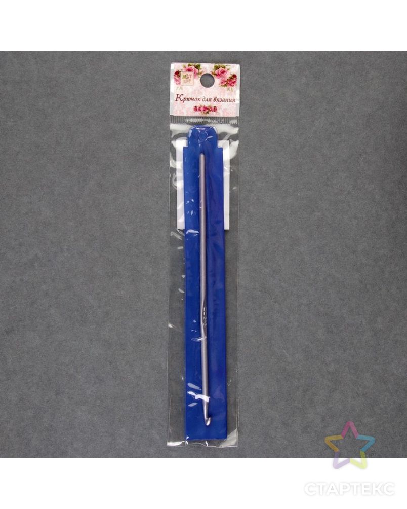 Крючок для вязания, с тефлоновым покрытием, d = 4 мм арт. СМЛ-19667-6-СМЛ0555351 4