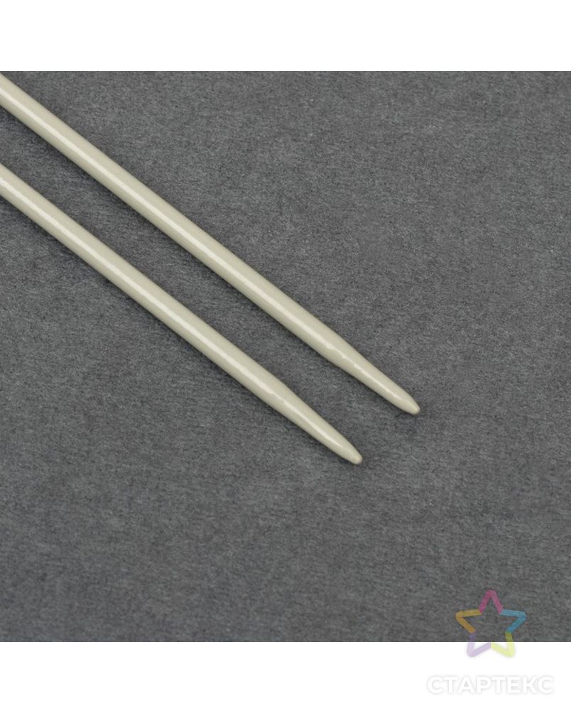 Спицы для вязания, прямые, с тефлоновым покрытием, d = 5 мм, 35 см арт. СМЛ-19669-7-СМЛ0555366 3