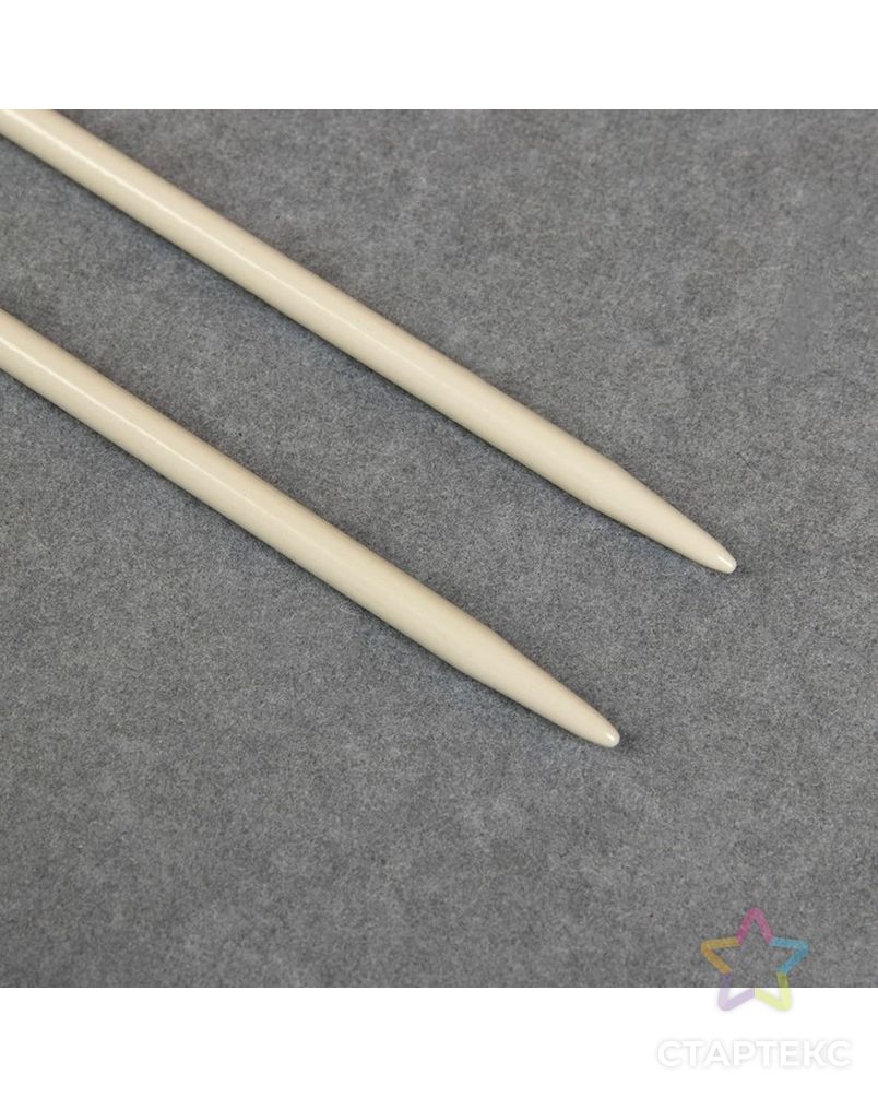 Спицы для вязания, прямые, с тефлоновым покрытием, d = 5 мм, 35 см арт. СМЛ-19669-1-СМЛ0555367 3