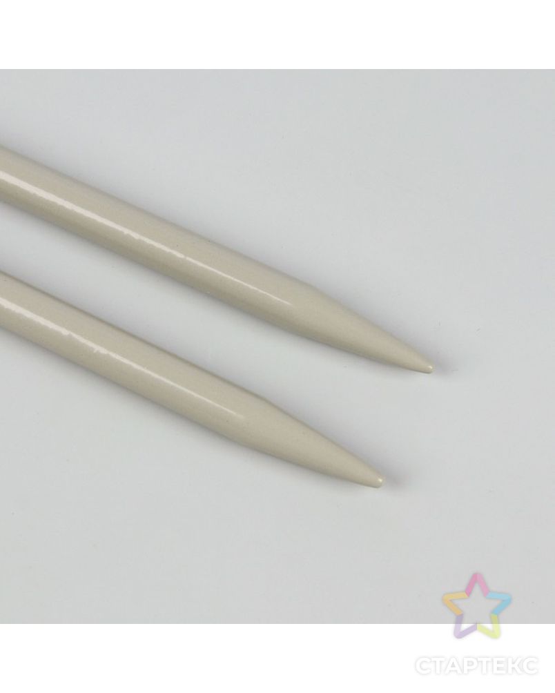 Спицы для вязания, прямые, с тефлоновым покрытием, d = 5 мм, 35 см арт. СМЛ-19669-2-СМЛ0555370 2