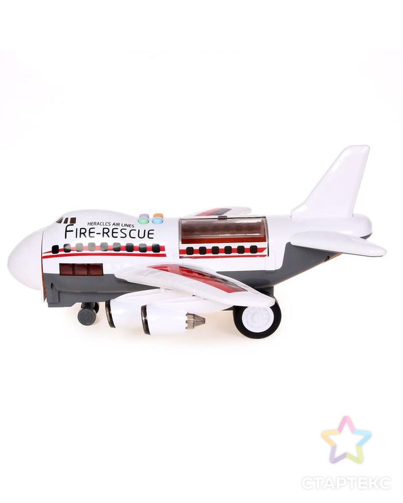 Парковка "Пожарный самолет" с машинками, свет и звук арт. СМЛ-149612-1-СМЛ0005555322 2