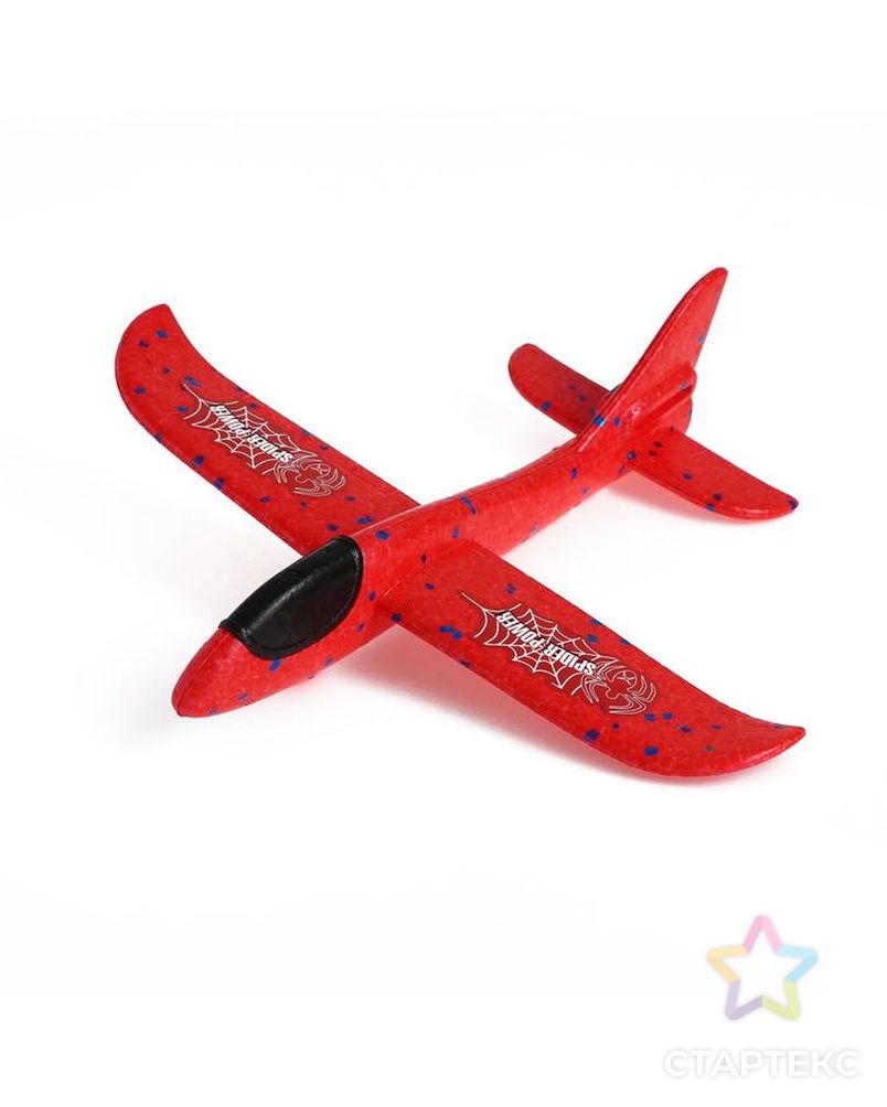 Самолет "Spider-power" 28*30см, красный арт. СМЛ-149951-1-СМЛ0005570196 1