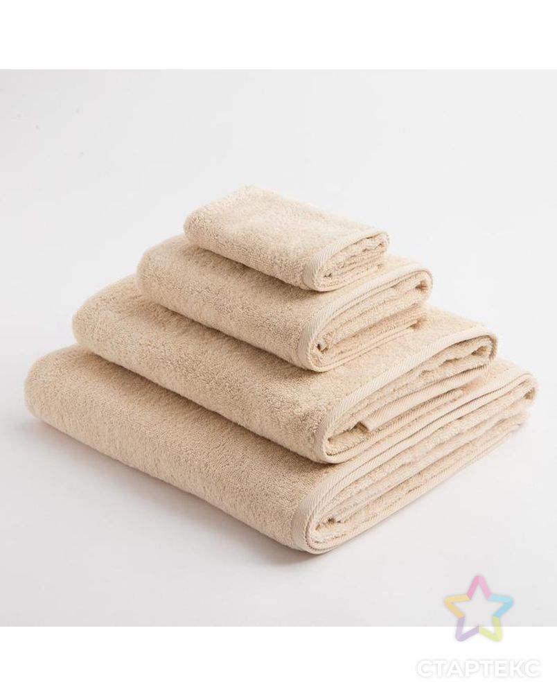 Полотенце махровое "Этель" Organic Beige 50х90 см, 100% хл, 420гр/м2 арт. СМЛ-143362-1-СМЛ0005572863 5