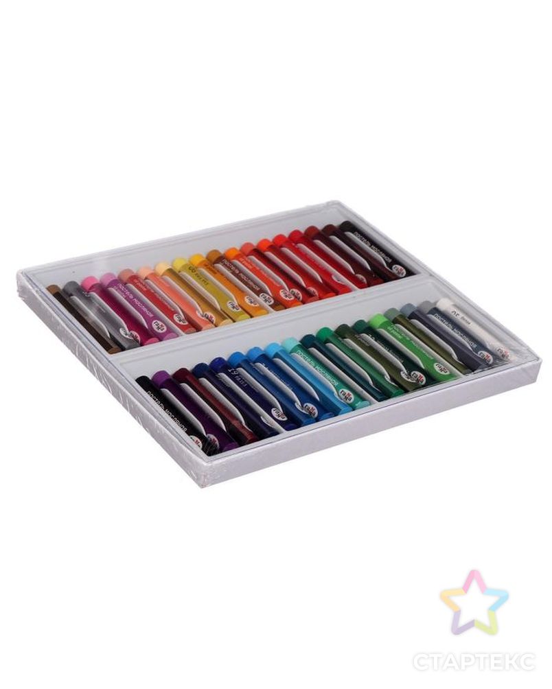 Пастель масляная, набор 36 цветов, Гамма "Студия", d-8мм, l-65мм, в картонной коробке арт. СМЛ-218559-1-СМЛ0005618025 4