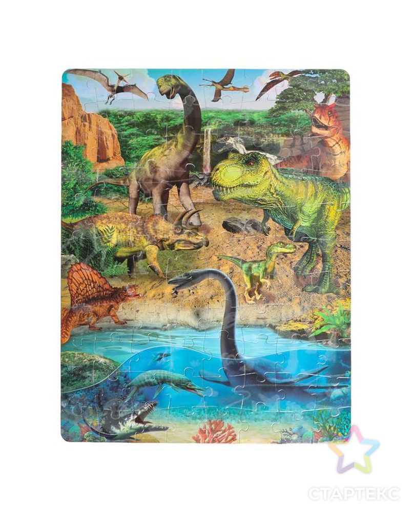 Пазлы светящиеся «Мир динозавров», 88 деталей арт. СМЛ-158388-1-СМЛ0005664460 2
