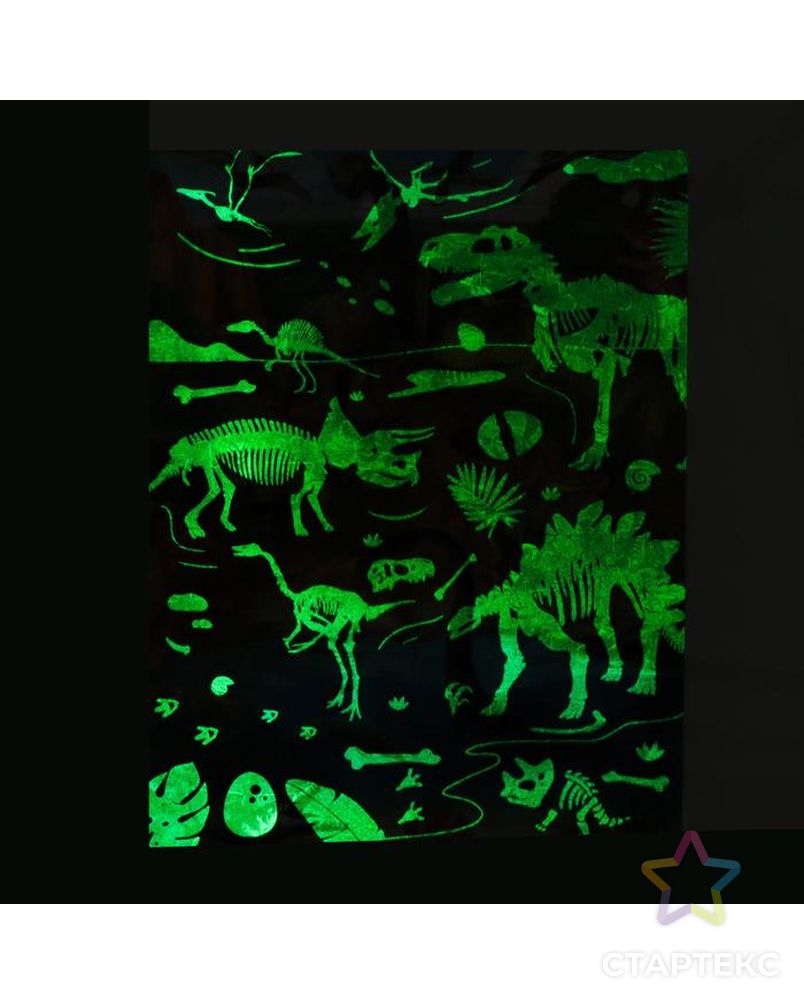 Пазлы светящиеся «Мир динозавров», 88 деталей арт. СМЛ-158388-1-СМЛ0005664460 4